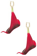 Cult Gaia Calista Earrings in Rouge, view 2, click to view large image.