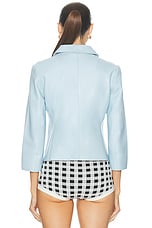 Cult Gaia Layton Blazer in Hydrangea, view 3, click to view large image.