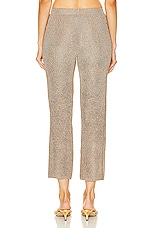 Cult Gaia Lawena Fit To Flare Knit Pant in Champagne, view 3, click to view large image.