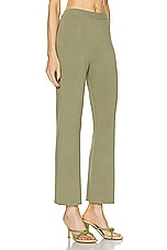 Cult Gaia Torina Knit Pant in Tea, view 2, click to view large image.