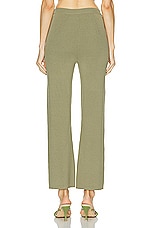 Cult Gaia Torina Knit Pant in Tea, view 3, click to view large image.