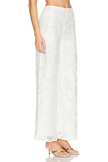 Cult Gaia Lane Pant in Off White, view 2, click to view large image.