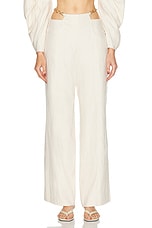 Cult Gaia Sosana Pant in Beach, view 1, click to view large image.