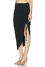 Cult Gaia Icarus Skirt in Black, view 3, click to view large image.