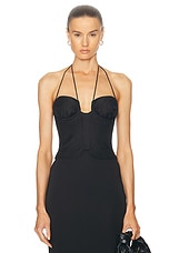 Cult Gaia Havana Top in Black, view 1, click to view large image.