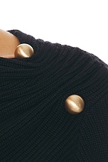 Cult Gaia Elory Knit Top in Black, view 6, click to view large image.