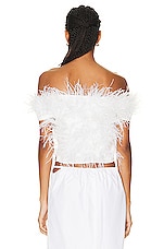 Cult Gaia Sosha Top in Off White, view 3, click to view large image.