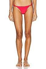 Cult Gaia Brenner Bikini Bottom in Lollipop, view 1, click to view large image.