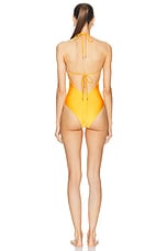 Cult Gaia Lula One Piece Swimsuit in Marmalade, view 3, click to view large image.