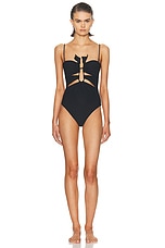 Cult Gaia Celestine One Piece Swimsuit in Black | FWRD