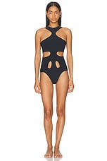 Cult Gaia Novella One Piece Swimsuit in Black | FWRD