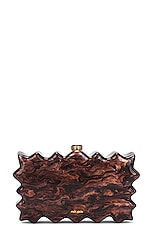 Cult Gaia Paloma Clutch in Bronze, view 1, click to view large image.