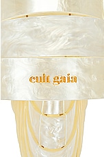 Cult Gaia Sirena Clutch in Ivory, view 6, click to view large image.