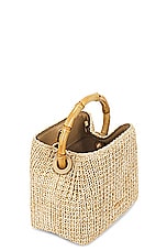 Cult Gaia Solene Mini Crossbody Bag in Natural, view 6, click to view large image.