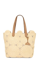 Cult Gaia Brynn Tote Bag in Natural, view 1, click to view large image.