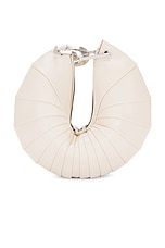 Cult Gaia Ubah Clutch in Alabaster, view 1, click to view large image.