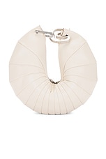 Cult Gaia Ubah Clutch in Alabaster, view 3, click to view large image.