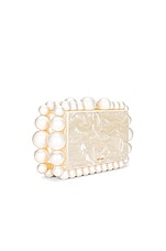 Cult Gaia Eos Clutch in Ivory, view 4, click to view large image.