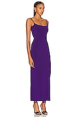 GALVAN Bella Dress in Purple, view 2, click to view large image.