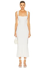 GALVAN Beaded Bridal Atalanta Long Dress in Pearl, view 1, click to view large image.
