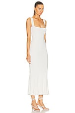 GALVAN Beaded Bridal Atalanta Long Dress in Pearl, view 2, click to view large image.