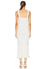 GALVAN Beaded Bridal Atalanta Long Dress in Pearl, view 3, click to view large image.