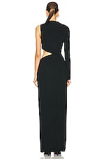 GALVAN Alicja Dress in Black, view 4, click to view large image.
