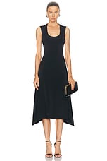 GALVAN Claudia Dress in Black, view 1, click to view large image.