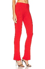 GALVAN Rhea Pant in Coral, view 2, click to view large image.