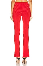 GALVAN Rhea Pant in Coral, view 3, click to view large image.