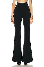 GALVAN Sculpted Trouser in Black, view 1, click to view large image.