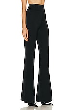 GALVAN Sculpted Trouser in Black, view 2, click to view large image.