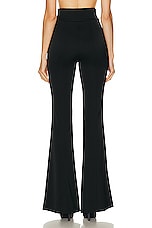 GALVAN Sculpted Trouser in Black, view 3, click to view large image.