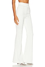 GALVAN Sculpted Bridal Trouser in Off White, view 2, click to view large image.