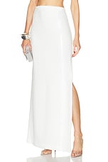 GALVAN Beating Heart Skirt in Off White, view 1, click to view large image.
