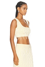 GALVAN Depois Bralette Top in Camomile, view 2, click to view large image.