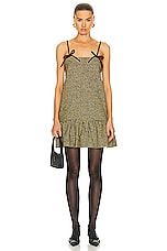 GANNI ワンピース Check Wool Mix Mini Dress F9695 6825 361016014_5.jpg