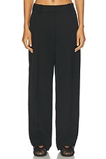 Ganni Pleated Pant in Black, view 1, click to view large image.
