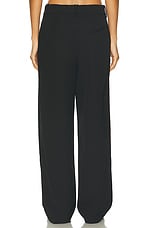 Ganni Pleated Pant in Black, view 3, click to view large image.