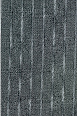 Ganni Stretch Stripe Top in Gray Pinstripe, view 5, click to view large image.