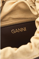 Ganni Bou Bucket Bag in Nature, view 7, click to view large image.
