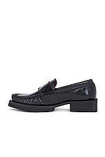 Ganni Buckle Loafer Naplack in Black, view 5, click to view large image.