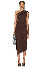 GAUGE81 Ira Dress in Chocolate, view 1, click to view large image.