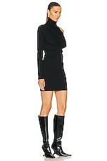 GAUGE81 Teresa Mini Dress in Black, view 2, click to view large image.