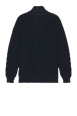 Ghiaia Cashmere Marinaio Cardigan in Navy, view 2, click to view large image.