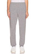Ghiaia Cashmere Cashmere Sweat Pants in Grey, view 3, click to view large image.