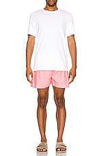 Ghiaia Cashmere Cotton Mare Swim Shorts in Pink, view 5, click to view large image.