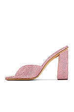 GIA BORGHINI x RHW Block Heel Mule in Light Pink, view 5, click to view large image.