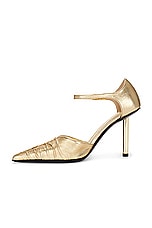 GIA BORGHINI x Fai Khadra Aalto Heel in Gold, view 5, click to view large image.