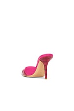 GIA BORGHINI X MIAOU June Mule in Pink & Red, view 3, click to view large image.